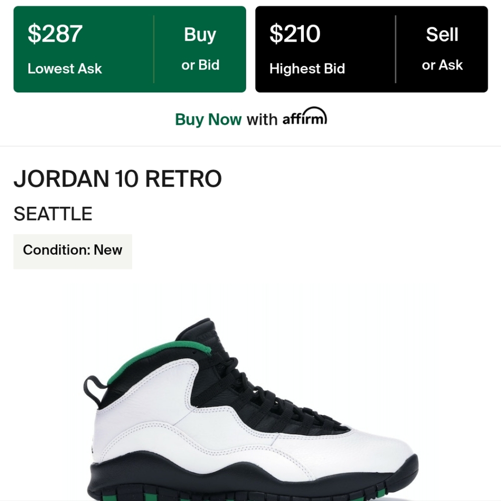 JORDAN RETRO 10